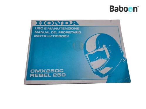 Instructie Boek Honda CMX 250 Rebel (CMX250) Italian,, Motoren, Onderdelen | Honda, Gebruikt, Verzenden