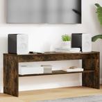 vidaXL TV-kast Gerookt eiken 100 x 30 x 40 cm Bewerkt hout, Huis en Inrichting, Kasten | Televisiemeubels, Minder dan 50 cm, Verzenden