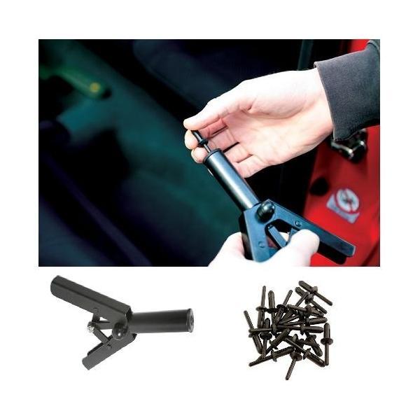 Popnageltang kunststof met 40 kunststof popnagels, Auto diversen, Autogereedschap, Nieuw, Verzenden