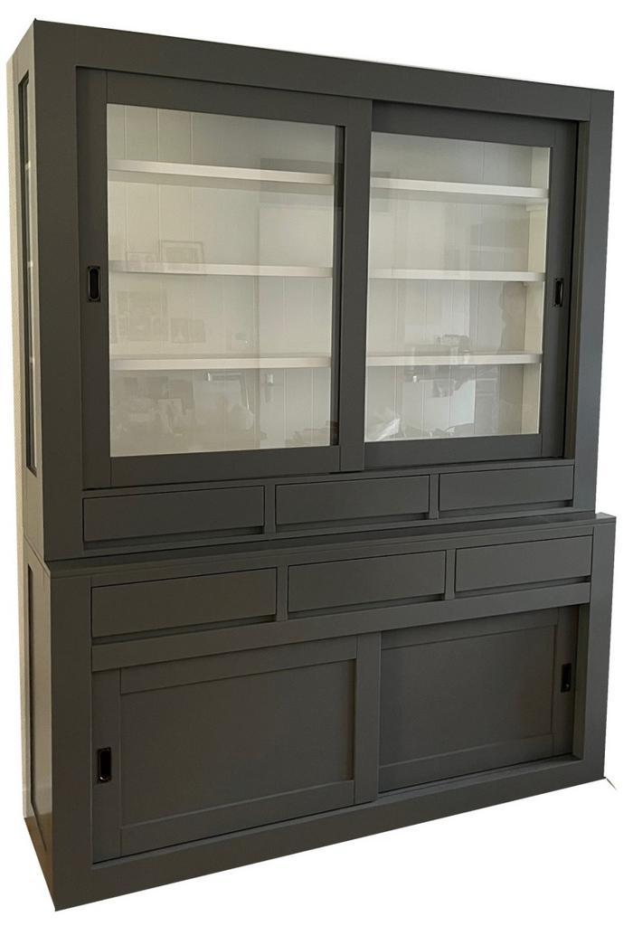 Buffetkast Grijs Otterlo soft close 180cm, Huis en Inrichting, Kasten | Buffetkasten, Ophalen of Verzenden
