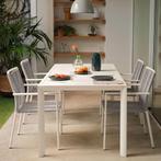 *WOONWINKEL* Kave Home Culip Set Aluminium Tuinset Met Touw, Verzenden, Nieuw