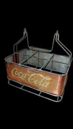 Fles - Coca Cola - IJzer - mandje voor flessen, Antiek en Kunst