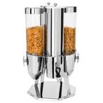 GGM Gastro | Graandispenser - Dubbel - Roterend - Ø 120mm -, Verzenden, Nieuw in verpakking, Overige typen