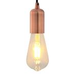vidaXL Lamphouders 2 st rood brons E27, Verzenden, Nieuw