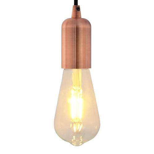 vidaXL Lamphouders 2 st rood brons E27, Huis en Inrichting, Lampen | Overige, Nieuw, Verzenden