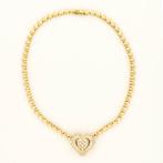 Halsketting - 18 karaat Geel goud Diamant (Natuurlijk), Nieuw