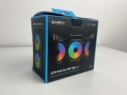 [RETOURDEAL] Lian Li Uni Fan SL-INF 120 RGB Triple Pack Z..., Computers en Software, Computerkoelers, Luchtkoeling, Zo goed als nieuw