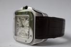 Horloge Cartier Santos 100 XL Chronograph Full set, service., Overige merken, Staal, Polshorloge, Ophalen of Verzenden