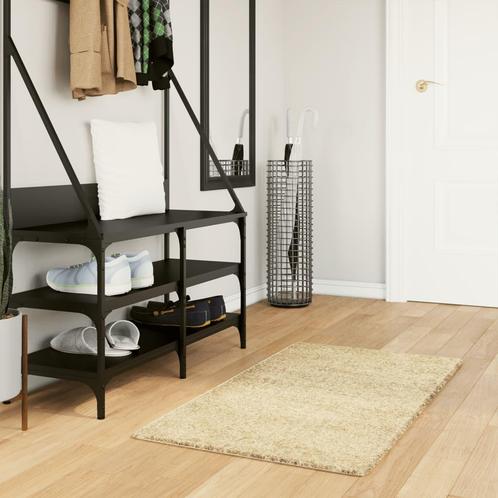 vidaXL Vloerkleed PAMPLONA shaggy hoogpolig modern 60x110 cm, Huis en Inrichting, Stoffering | Tapijten en Kleden, Nieuw, Verzenden