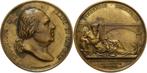 Brons medaille 1820 Frankreich Ludwig Xviii 1814, 1815-1824, Verzenden