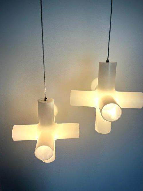 Dark - Jan Melis & Ben Oostrum - Plafondlamp (2) -, Antiek en Kunst, Antiek | Lampen