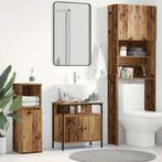 vidaXL Wastafelmeubel 60x30x60 cm spaanplaat oud hout, Verzenden, Nieuw