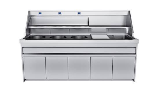 Bakwand Hakto 3 rond 1 vierkant uitschepbak, Zakelijke goederen, Horeca | Keukenapparatuur, Nieuw in verpakking