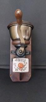 Koffiemolen - Hout, Metaal, Porselein