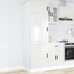 vidaXL Keukenkast Porto bewerkt hout hoogglans wit, Huis en Inrichting, Keuken | Keukenelementen, Verzenden, Nieuw, Wit