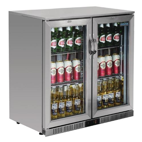 Polar 2-Deurs Barkoeling met Klapdeuren | RVS | 208L, Zakelijke goederen, Horeca | Keukenapparatuur, Verzenden