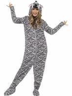 Zebra carnavalspak man/vrouw, Kleding | Dames, Ophalen of Verzenden, Nieuw