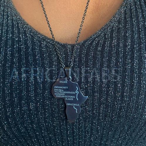 Ketting / halsketting / hanger - Afrikaans continent groot -, Sieraden, Tassen en Uiterlijk, Kettingen, Nieuw, Ophalen of Verzenden