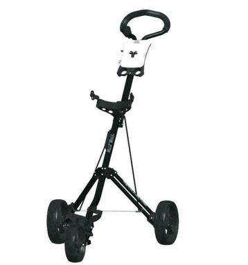 Fastfold TriLite 3 Wheel Golftrolley Zwart / Wit / Zilver