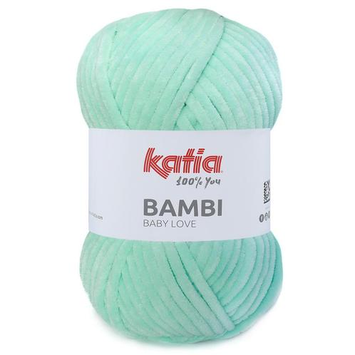 Katia Bambi - 341 mint - Chenille Garen, Hobby en Vrije tijd, Breien en Haken, Ophalen of Verzenden