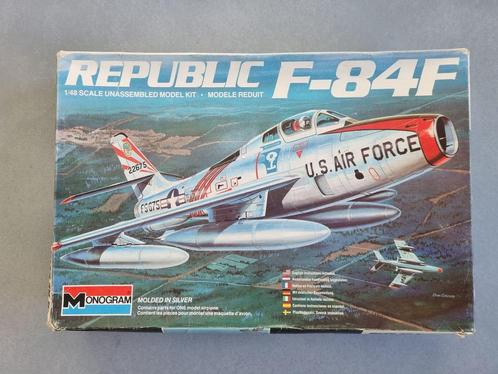Monogram 5437 Republic F-84F Thunderstreak 1:48, Hobby en Vrije tijd, Modelbouw | Vliegtuigen en Helikopters, Verzenden