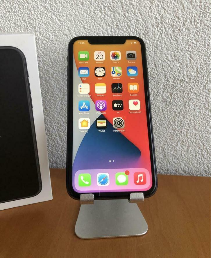 Apple iPhone 11 64GB / Zwart / Wit / Garantie, Telecommunicatie, Mobiele telefoons | Apple iPhone, Zonder abonnement, 64 GB, iPhone 11