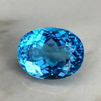 Zonder Minimumprijs Blauw Topaas - 32.31 ct - nternational, Nieuw