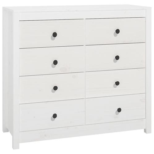 Wit Grenen Dressoir 100cm - Tweedekansje - OP=OP!, Huis en Inrichting, Kasten | Dressoirs, 100 tot 150 cm, 25 tot 50 cm, Met lade(s)