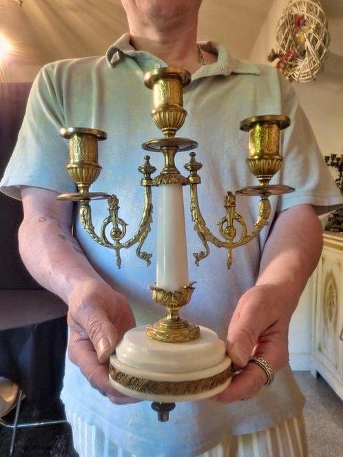 Pendule Empirestijl - Verguld brons - 1850-1900 - Empire, Antiek en Kunst, Antiek | Klokken