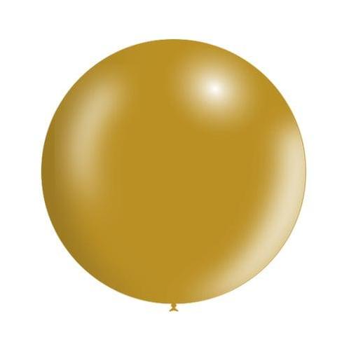 Gouden Reuze Ballon Metallic 60cm, Hobby en Vrije tijd, Feestartikelen, Nieuw, Verzenden
