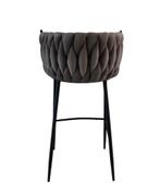 Wave barstoel Chair barkruk Hoog  Zand/Taupe 4x vanaf €199, Nieuw, 60 tot 90 cm, Ophalen of Verzenden, Met voetsteun