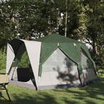 vidaXL Huisje Tent met dak met opslag Groen en Wit 333 x 317, Verzenden, Nieuw