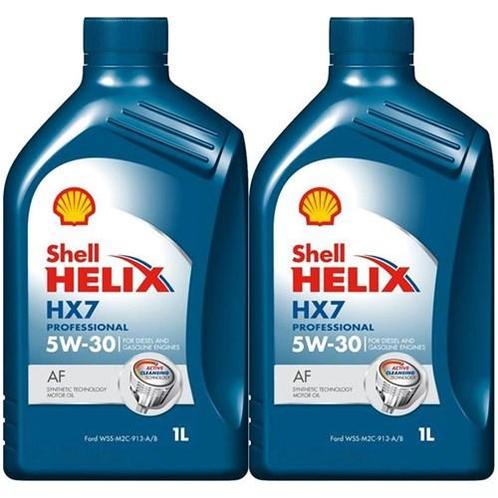 Shell Aanbieding: 2 X Helix Hx7 Professional Af 5W30 1L, Auto diversen, Onderhoudsmiddelen, Verzenden