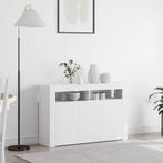 vidaXL Dressoir Wit 116 x 30 x 75 cm Bewerkt hout, Huis en Inrichting, Verzenden, Nieuw, Overige houtsoorten, Minder dan 50 cm
