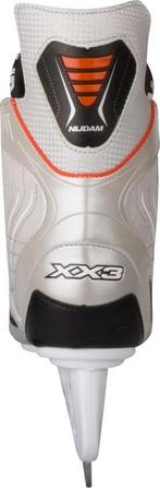 Nijdam IJshockeyschaats polyester Deluxe Zilver/Zwart/Rood, Ophalen of Verzenden, Zo goed als nieuw, Nijdam