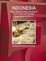 Indonesia Wood, Bamboo, Grass, Household Export. IBP, Inc.., Boeken, Zo goed als nieuw, IBP, Inc., Verzenden