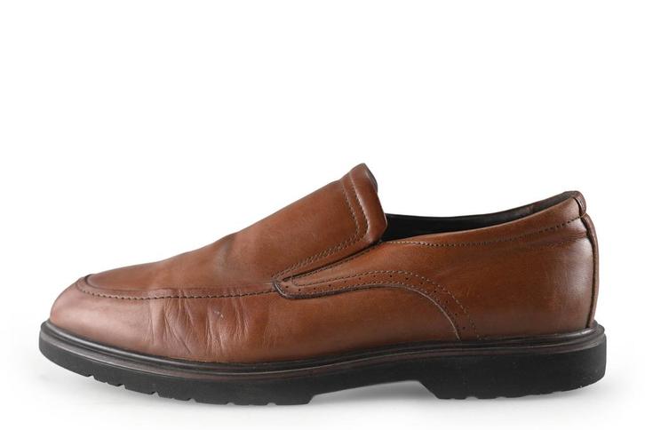 Ecco Instappers in maat 43 Cognac, Kleding | Heren, Schoenen, Overige kleuren, Zo goed als nieuw, Overige typen, Verzenden