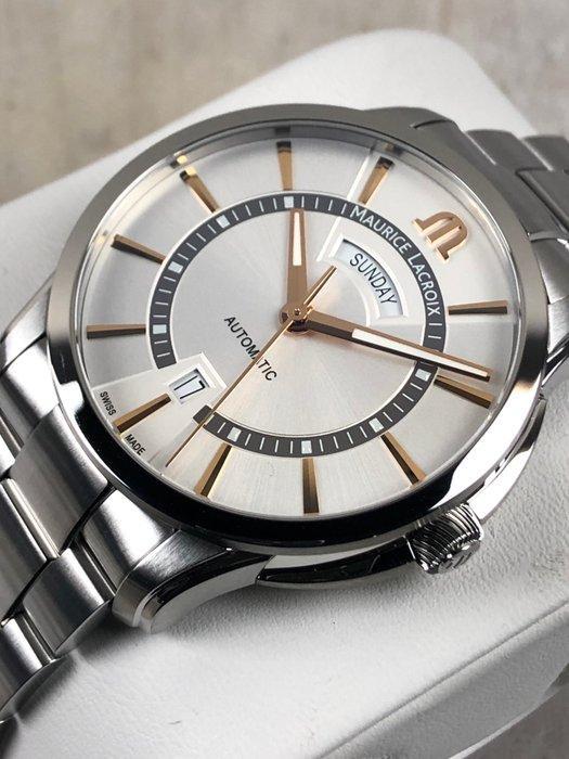 Maurice Lacroix - Pontos Day-Date Automatic -, Sieraden, Tassen en Uiterlijk, Horloges | Heren