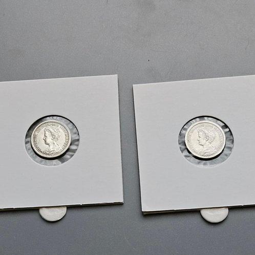 Nederland. Wilhelmina. 10 Cents 1912/1918 (Zonder, Postzegels en Munten, Munten | Nederland