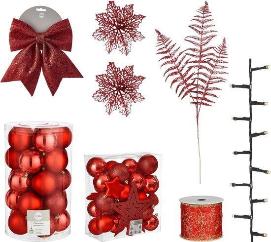 2dekans | House of Seasons Kerstboom Decoratie Set - 100, Diversen, Kerst, Zo goed als nieuw, Ophalen of Verzenden