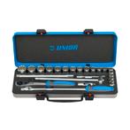 Assortiment Slagdoppen Unior Met Doos 1/2 23-Delen Inch, Verzenden, Nieuw