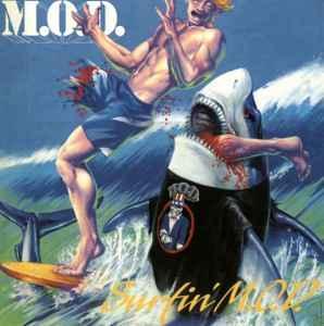 LP gebruikt - M.O.D. - Surfin M.O.D. (Europe, 1988), Cd's en Dvd's, Vinyl | Hardrock en Metal, Zo goed als nieuw, Verzenden