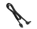 SATA 3 kabel 180/90 50cm Zwart met Clip, Ophalen of Verzenden, Nieuw