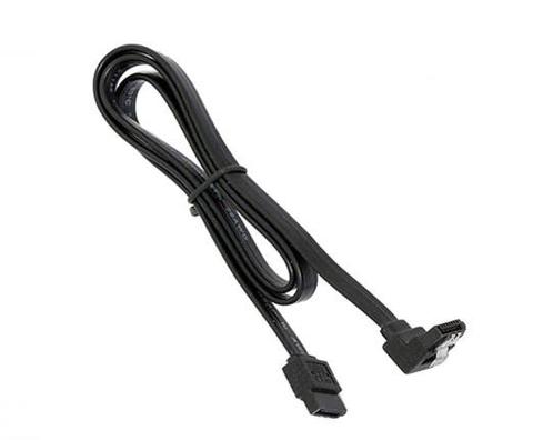 SATA 3 kabel 180/90 50cm Zwart met Clip, Computers en Software, Harde schijven, Ophalen of Verzenden