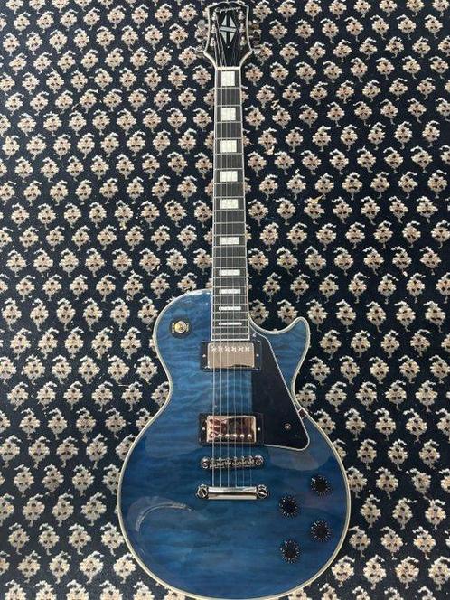 Epiphone - Les Paul Custom - Viper Blue - - Elektrische, Muziek en Instrumenten, Snaarinstrumenten | Gitaren | Akoestisch