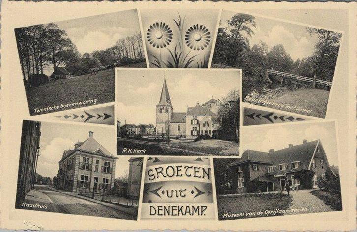 DENEKAMP - Meerluik Groeten uit Denekamp, Verzamelen, Ansichtkaarten | Nederland, Verzenden