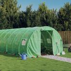 vidaXL Tuinkas met stalen frame 18 m² 6x3x2 m groen, Verzenden, Nieuw