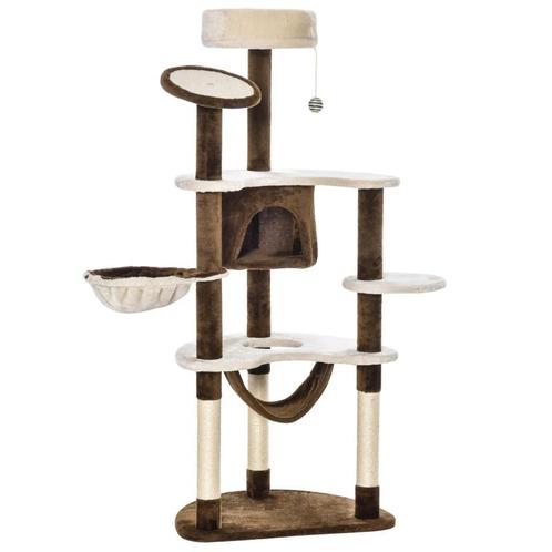 TRUUSK Krabpaal XXL - Met Kattengrot en Hangmat - Multi-Leve, Dieren en Toebehoren, Katten-accessoires, Nieuw, Verzenden