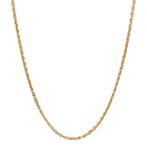Gouden vintage vossenstaart collier 18 kt, Ophalen of Verzenden, Nieuw