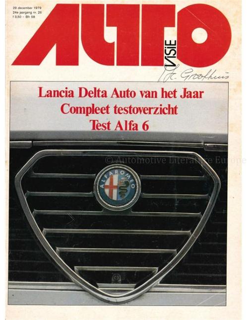 1979 AUTOVISIE MAGAZINE 26 NEDERLANDS, Boeken, Auto's | Folders en Tijdschriften